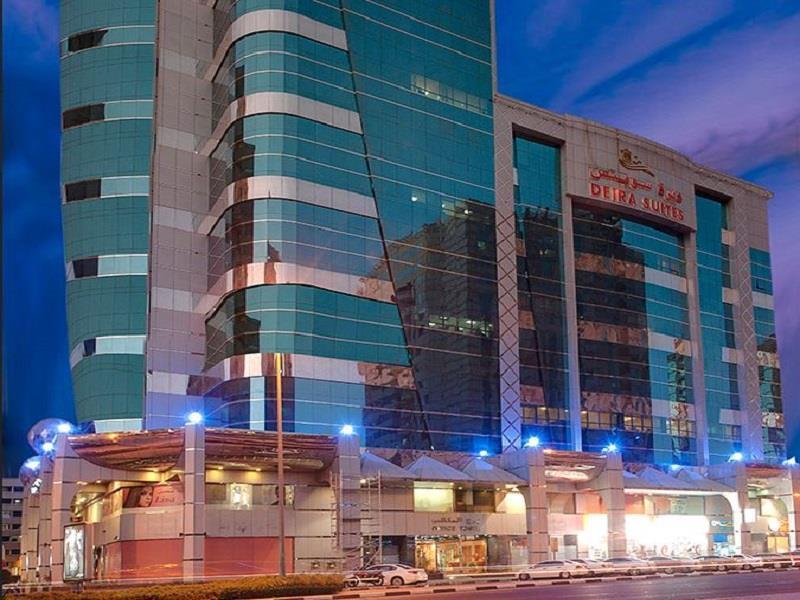 Deira Suites Deluxe Hotel Suites Dubai Exterior foto